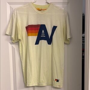 Aviator Nation Yellow Logo T Shirt